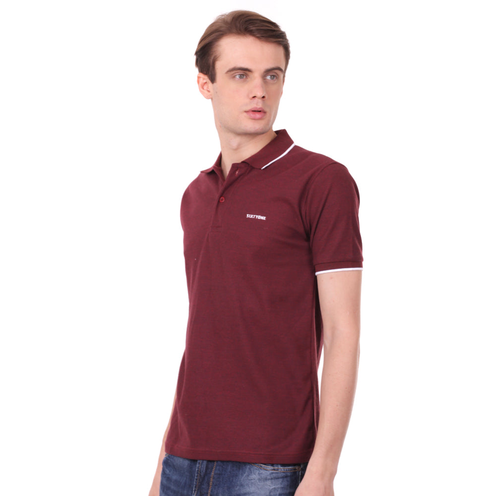 
            
                Load image into Gallery viewer, Number 61 Signature Polo in Maroon
            
        