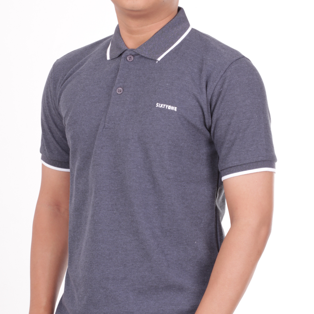 
            
                Load image into Gallery viewer, Number 61 Signature Polo in Grey
            
        